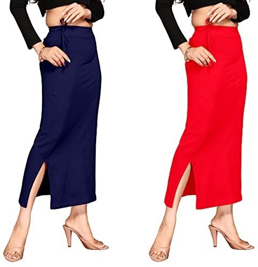 VEUNIX PACK OF 2 Slim Saree Shapewear,Petticoat,Skirts for Women, Cotton  Blend Petticoat Price in India - Buy VEUNIX PACK OF 2 Slim Saree Shapewear,Petticoat,Skirts  for Women, Cotton Blend Petticoat online at