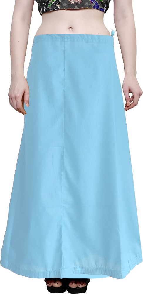 sadaf creation Light Blue Saree shapewear Pack of 1 Pcs Pure Cotton  Petticoat Price in India - Buy sadaf creation Light Blue Saree shapewear  Pack of 1 Pcs Pure Cotton Petticoat online
