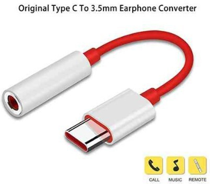 Octrix OnePlus Type C to 3.5 mm Jack Audio Connector OnePlus
