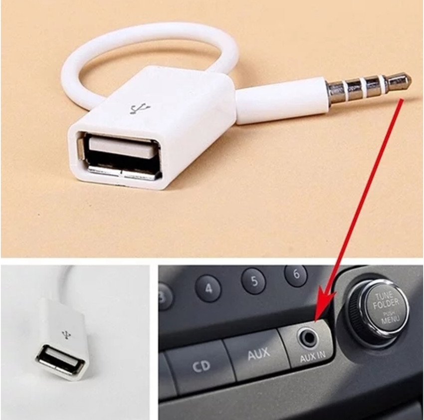 Aux usb sale adapter for car