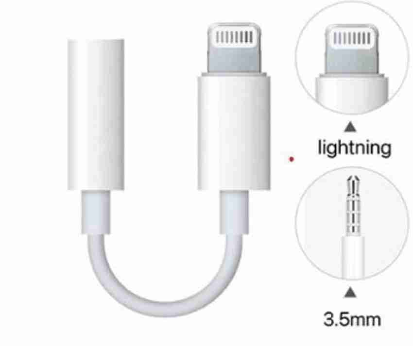 Ailkin Designed for Apple iPhone, White 3.5 mm Headphone Jack Adapter  Connector Supported Control Audio Adapter Phone Converter Price in India -  Buy Ailkin Designed for Apple iPhone