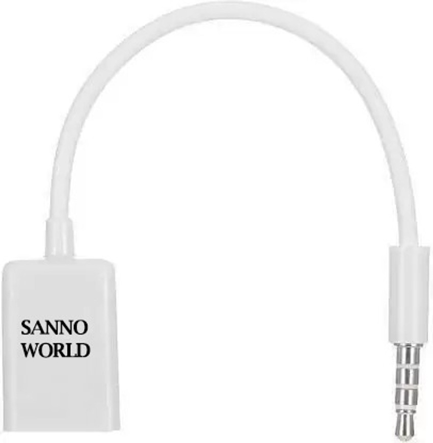 Aux usb deals car adapter