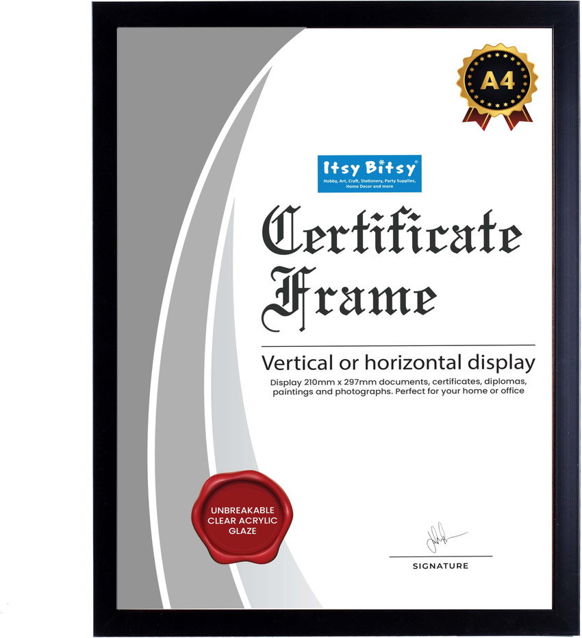 Certificate frame hot sale