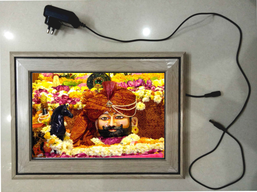 anshul internet point KHATU SHYAM JI FRAME 15.5 inch LED PHOTO