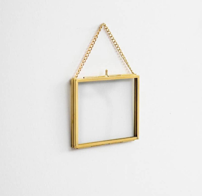 Gold hanging frame deals