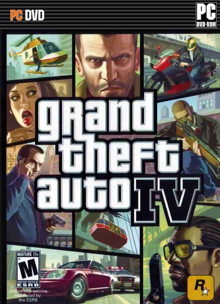 GTA 4 PC DVD Game (Full Game) Price in India - Buy GTA 4 PC DVD Game (Full  Game) online at