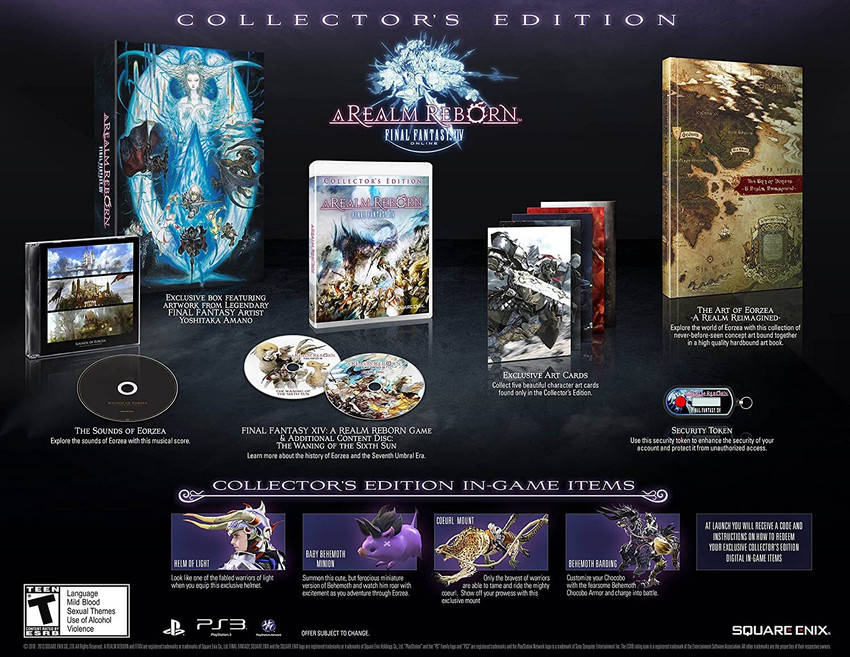 Final Fantasy XIV A Realm Reborn Collector s Edition PS3