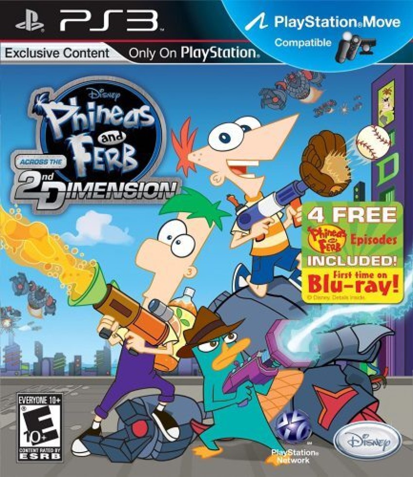 Phineas and Ferb : Across the 2nd Dimension (PS3) (Standard) Price in India  - Buy Phineas and Ferb : Across the 2nd Dimension (PS3) (Standard) online  at Flipkart.com