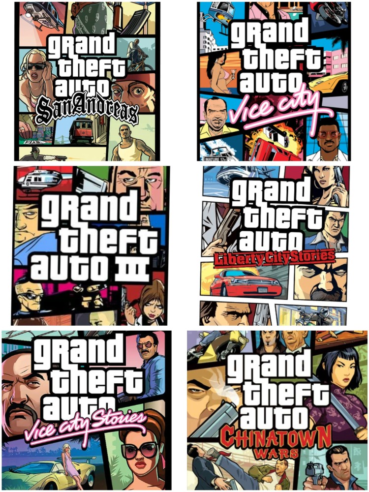 Buy 2Cap GTA San Andreas 6 In 1 Combo Pc Game Download (Offline