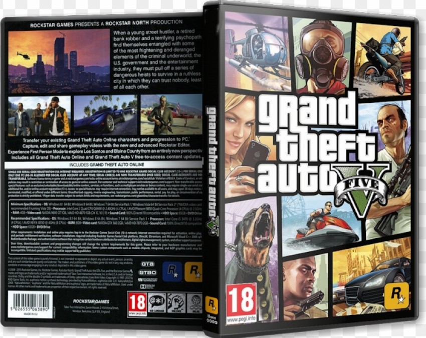 Grand Theft Auto V (GTA 5) - PS4 