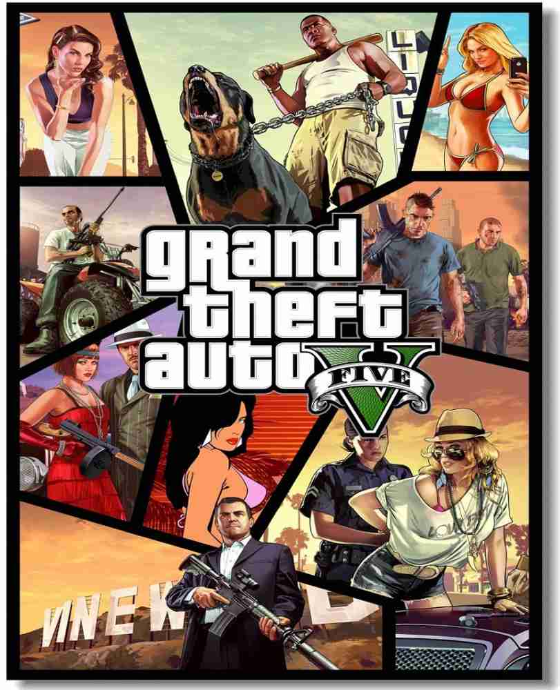 Grand Theft Auto V Pc game (No need to download online, no digital code ,  just install & play) Offline pc game (2020 Edition) Price in India - Buy Grand  Theft Auto