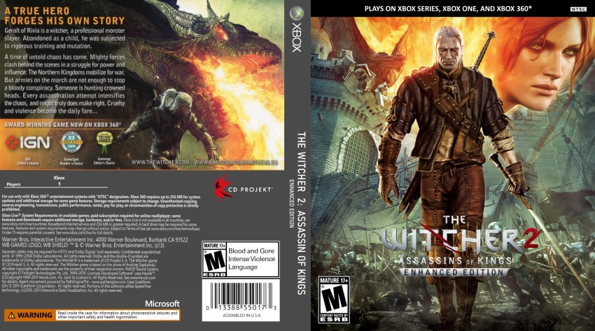 85% The Witcher 2: Assassins of Kings Enhanced Edition on