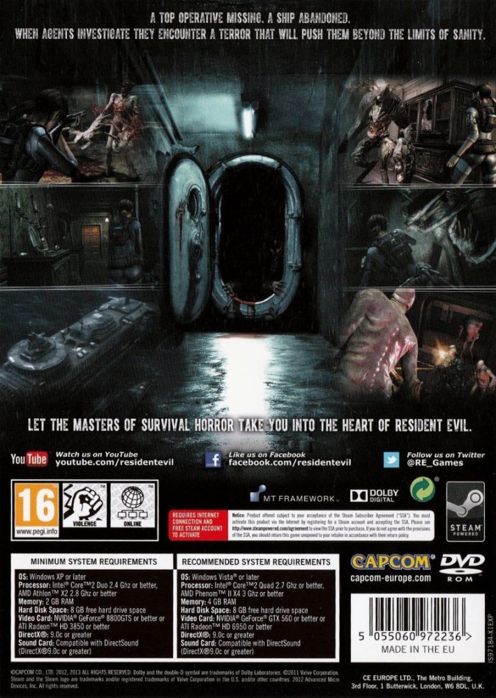 Resident evil Revelations Full PC Game (Offline) Price in India