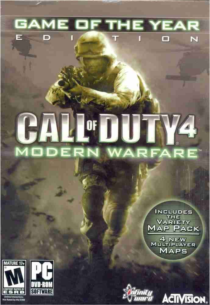  Call of Duty 4: Modern Warfare Game of the Year Edition - PC :  Video Games