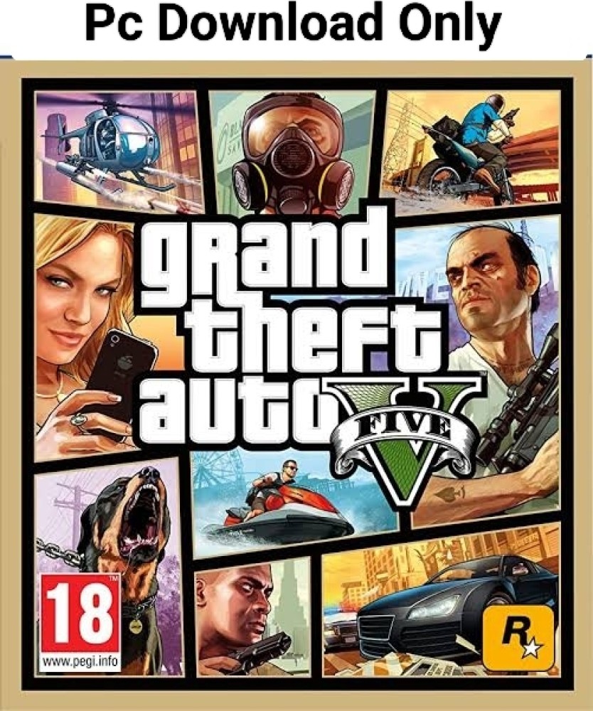 GTA 5 GTA V Grand Theft Auto 5 - PC OFFLINE Game [DIGITAL DOWNLOAD - NO  SHIP OUT CD]