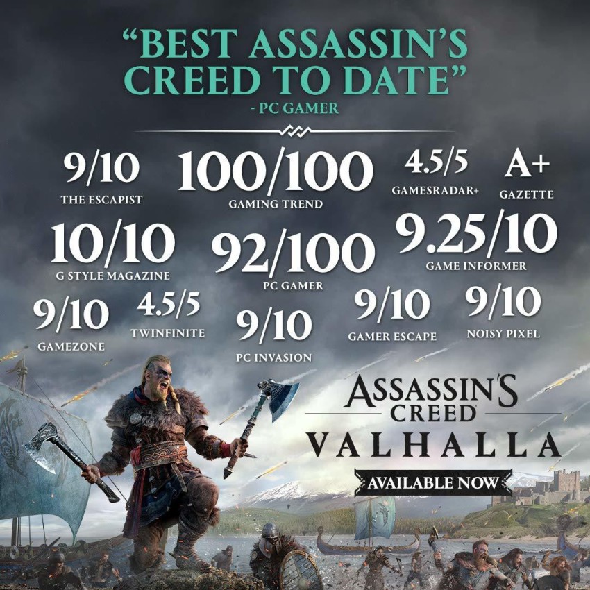 Assassin's Creed Valhalla - PlayStation 5 (PS5) Price in India - Buy Assassin's  Creed Valhalla - PlayStation 5 (PS5) online at