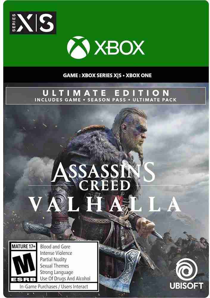  Assassin's Creed Valhalla Xbox Series XS, Xbox One Standard  Edition : Ubisoft: Video Games