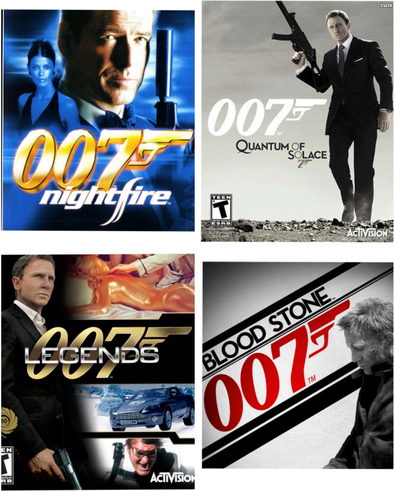 2Cap James Bond Pc Game Link 4 In 1 Combo (Offline only) (No CD/DVD/Code)  (Complete Games) Price in India - Buy 2Cap James Bond Pc Game Link 4 In 1  Combo (Offline