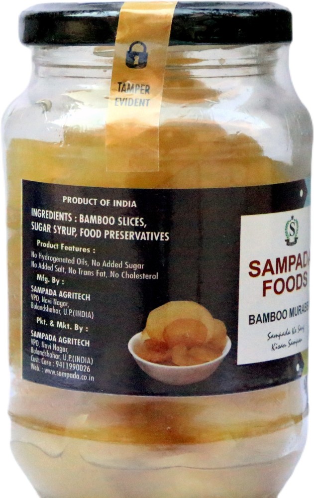 Sampada Foods 100 Natural Bamboo Murabba Bans Murabba Helps