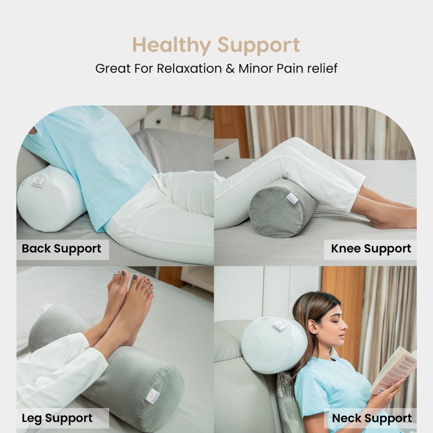 Buy Orthopedic Memory Foam Bolster Bed Pillow Online - MY ARMOR