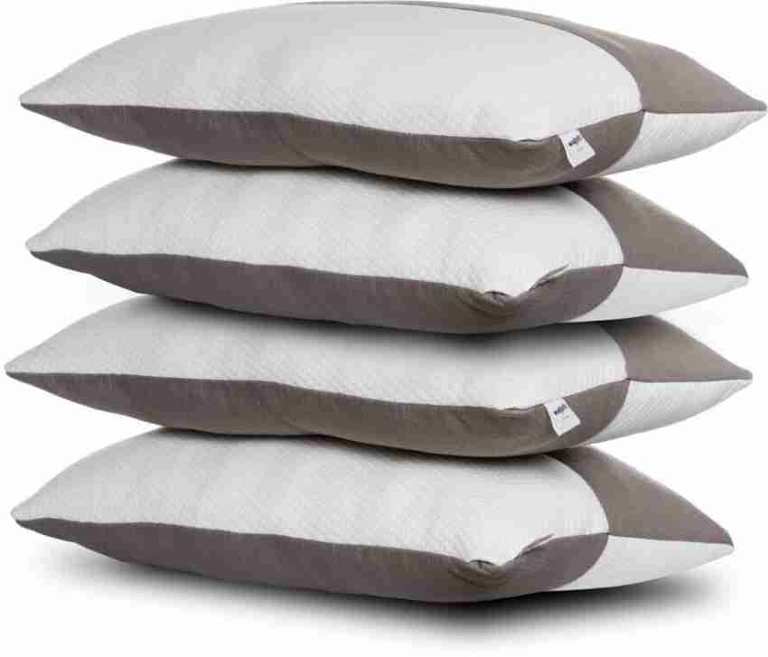 Wakefit Polyester Fibre Solid Sleeping Pillow Pack of 4 Buy Wakefit Polyester Fibre Solid Sleeping Pillow Pack of 4 Online at Best Price in India Flipkart