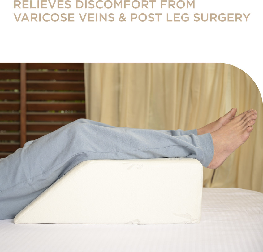 Leg elevation pillow 2025 for varicose veins