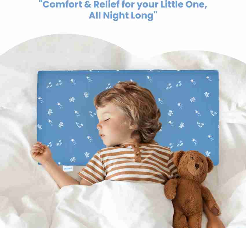 Cherilo Full Size Elevated Wedge Pillow for Baby Crib Mattress Memory Foam Geometric Baby Pillow Pack of 1 Buy Cherilo Full Size Elevated Wedge Pillow for Baby Crib Mattress