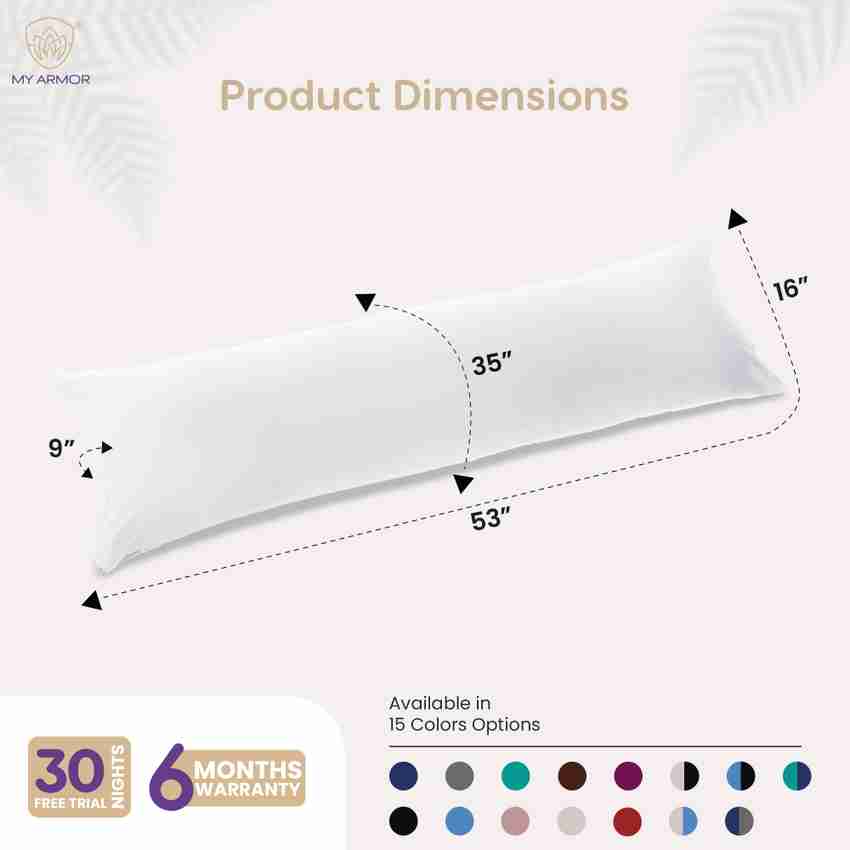 Body on sale pillow measurements
