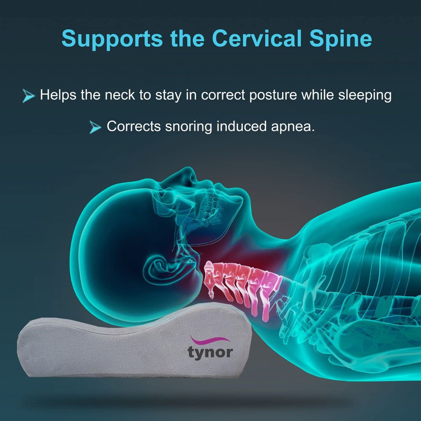 TYNOR Contoured Cervical Pillow Neck Support Cervical Pillow Buy TYNOR Contoured Cervical Pillow Neck Support Cervical Pillow Online at Best Prices in India Sports Fitness Flipkart