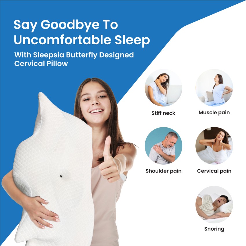 Butterfly pillow for cervical spondylosis sale