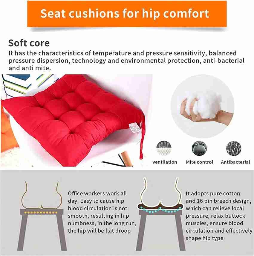 OneNonly Fantabulous Chair Cushions with Handmade Quilting for Outdoor Indoor Cotton Solid Chair Pad Pack of 4 Buy OneNonly Fantabulous Chair Cushions with Handmade Quilting for Outdoor Indoor Cotton ...