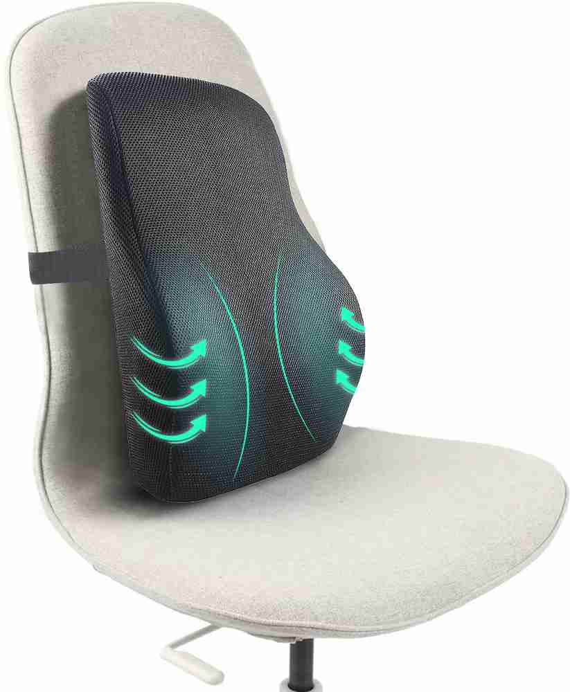 Sleepsia Orthopedic Lumbar Support Cushion Designed for Back Pain Relief Memory Foam Solid Lumbar Pillow Pack of 1 Buy Sleepsia Orthopedic Lumbar Support Cushion Designed for Back Pain Relief