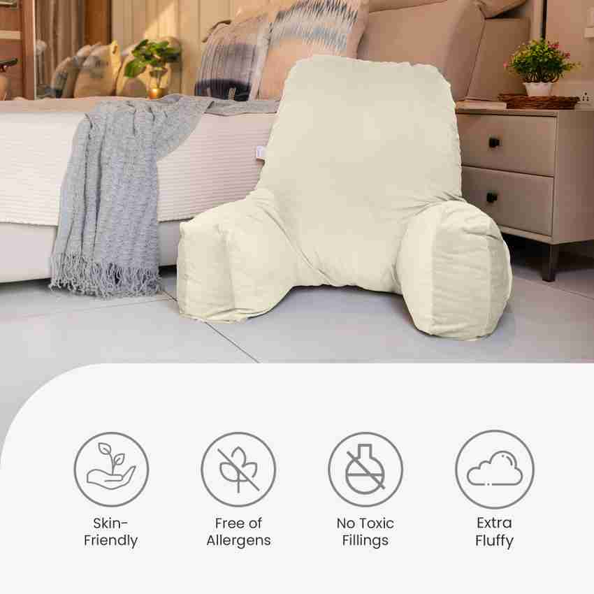 Body pillow top with arms