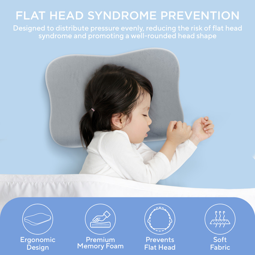 Memory foam baby pillow online