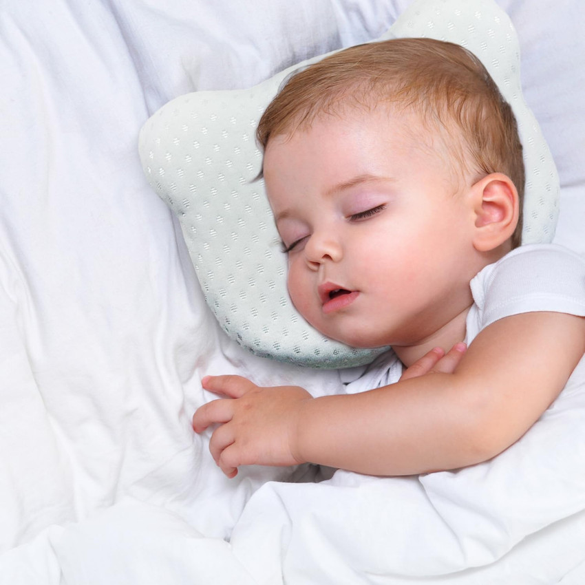 Sleepsia Memory Foam Baby Head Shaping Pillow for Preventing Flat Head Syndrome Memory Foam Nature Sleeping Pillow Pack of 1 Buy Sleepsia Memory Foam Baby Head Shaping Pillow for Preventing
