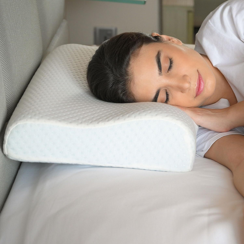 Sleepwellness contour cervical cheap orthopedic pillow