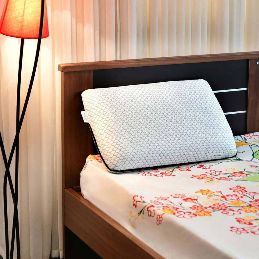Home by nilkamal Arias Memory Foam Solid Orthopaedic Pillow Pack