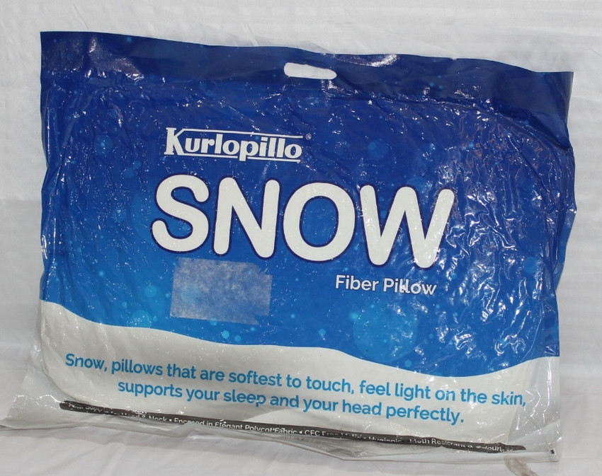 KURLON Cotton Pillow Snow White Colour Single Size Memory Foam