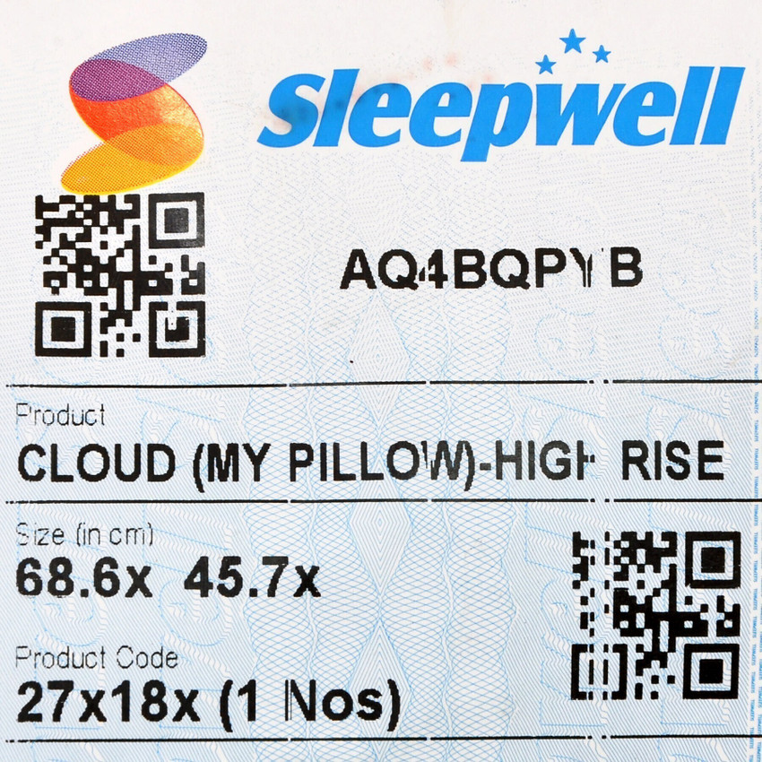 Sleepwell Pillow Set Comfort And Support Pillow PU Foam Cloud Low Rise Neck Support Bed Sleeping Pillow Pack of 1 Buy Sleepwell Pillow Set Comfort And Support Pillow PU Foam