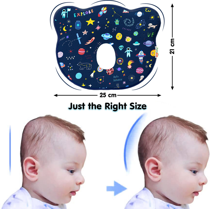 Oyo Baby Memory Foam Pillow For Kids For Extra Neck Support Memory