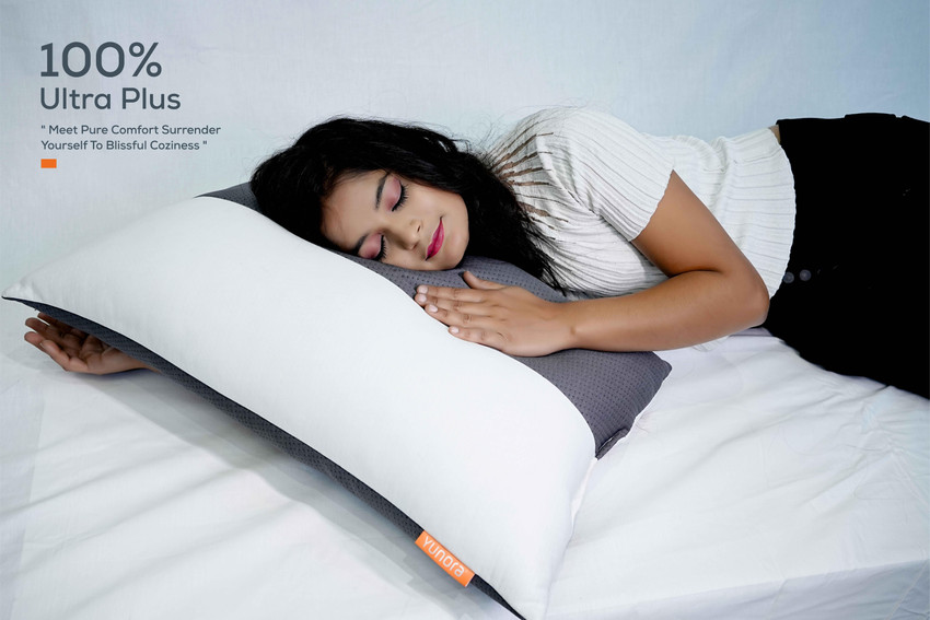 YUNORA Feather Touch Microfibre Solid Sleeping Pillow Pack of 1 Buy YUNORA Feather Touch Microfibre Solid Sleeping Pillow Pack of 1 Online at Best Price in India Flipkart