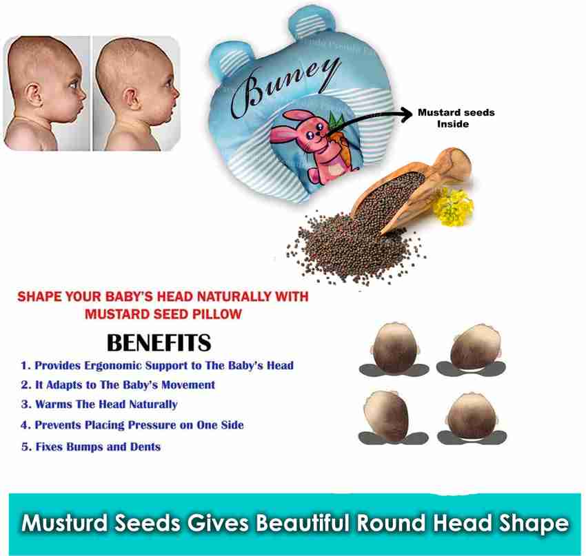 zobro Pillow for Newborn Baby Round Head Shaping Baby Pillow 0 12 Months Mustard Seeds Animals Baby Pillow Pack of 1 Buy zobro Pillow for Newborn Baby Round Head Shaping Baby Pillow 0 12 Months