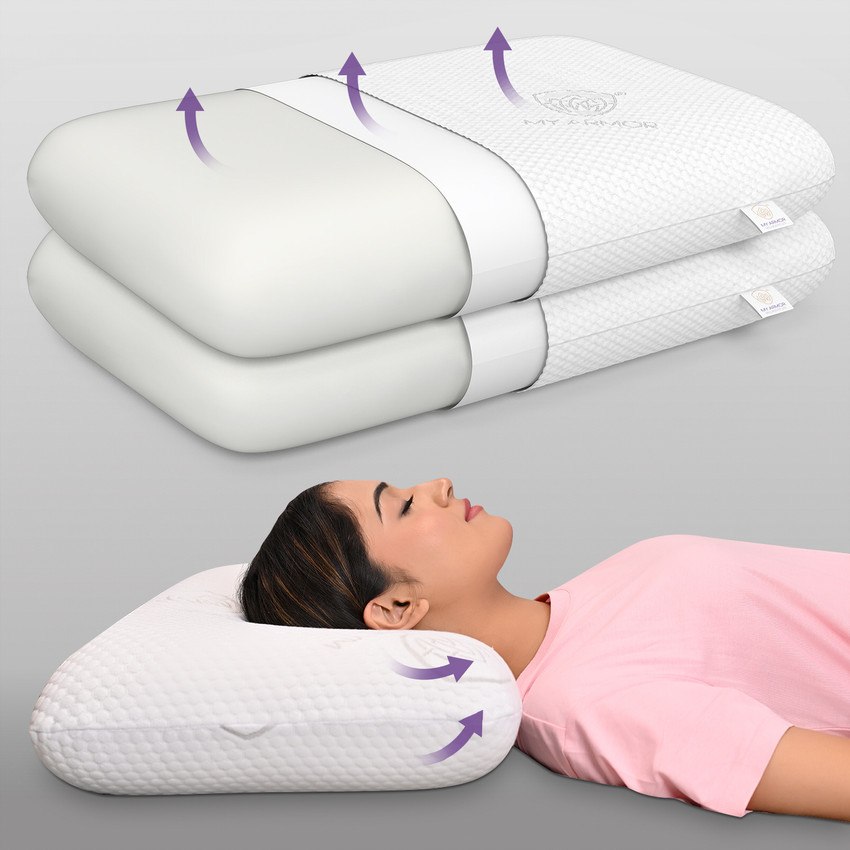 MY ARMOR Memory Foam Pillow Orthopedic Pillow King 24