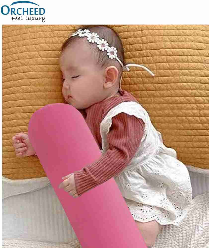 ORCHEED Soft New Baby Bolster Pillow for Side Support Memory Foam Solid Baby Pillow Pack of 2 Buy ORCHEED Soft New Baby Bolster Pillow for Side Support Memory Foam Solid Baby