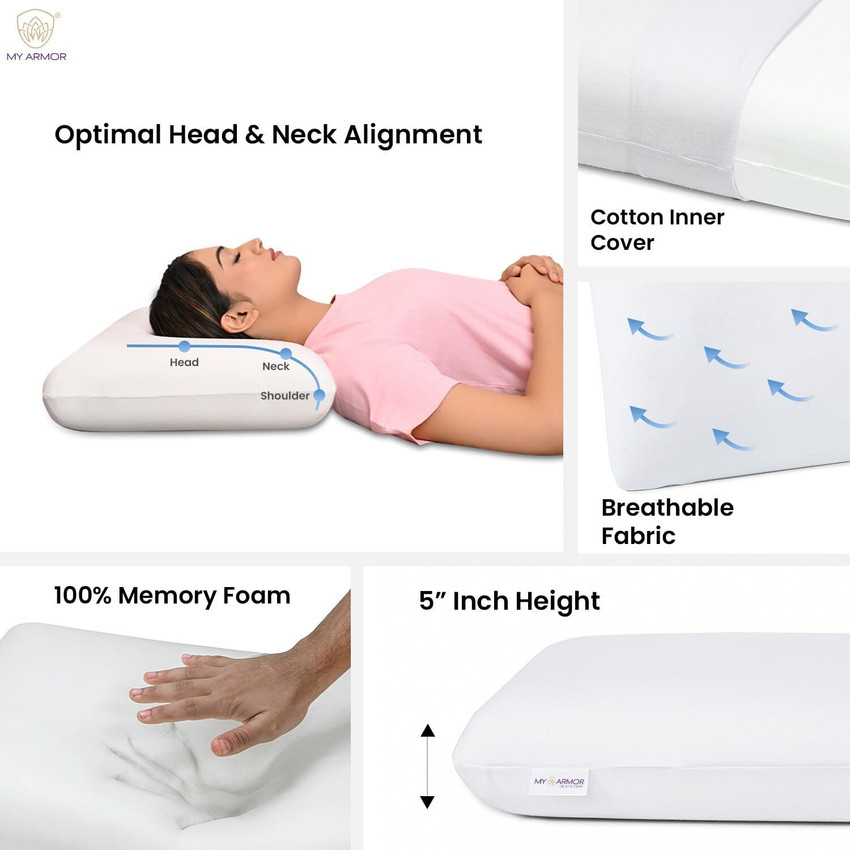 Big bazaar memory foam pillow top