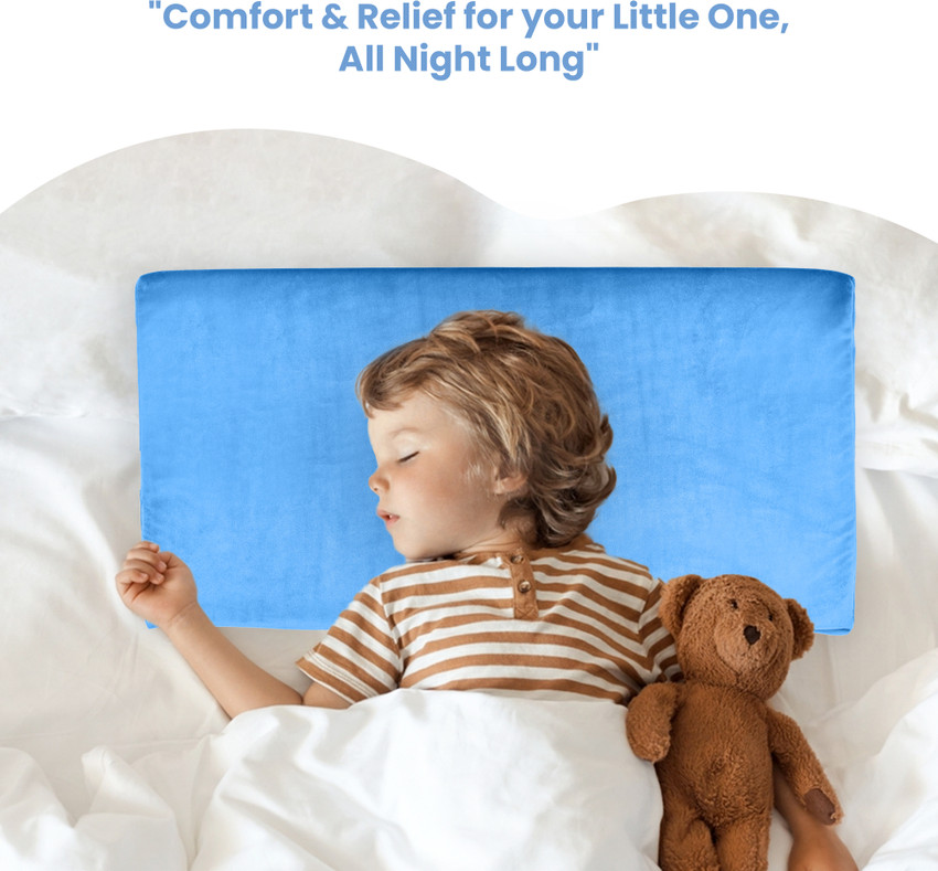Cherilo Full Size Elevated Wedge Pillow for Baby Crib Mattress Memory Foam Solid Baby Pillow Pack of 1 Buy Cherilo Full Size Elevated Wedge Pillow for Baby Crib Mattress