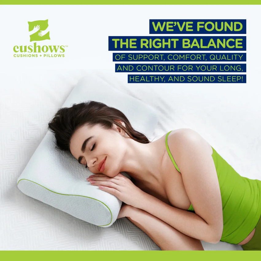 Cushows Anti Snoring Cervical Pillow for Neck Pain Back Side
