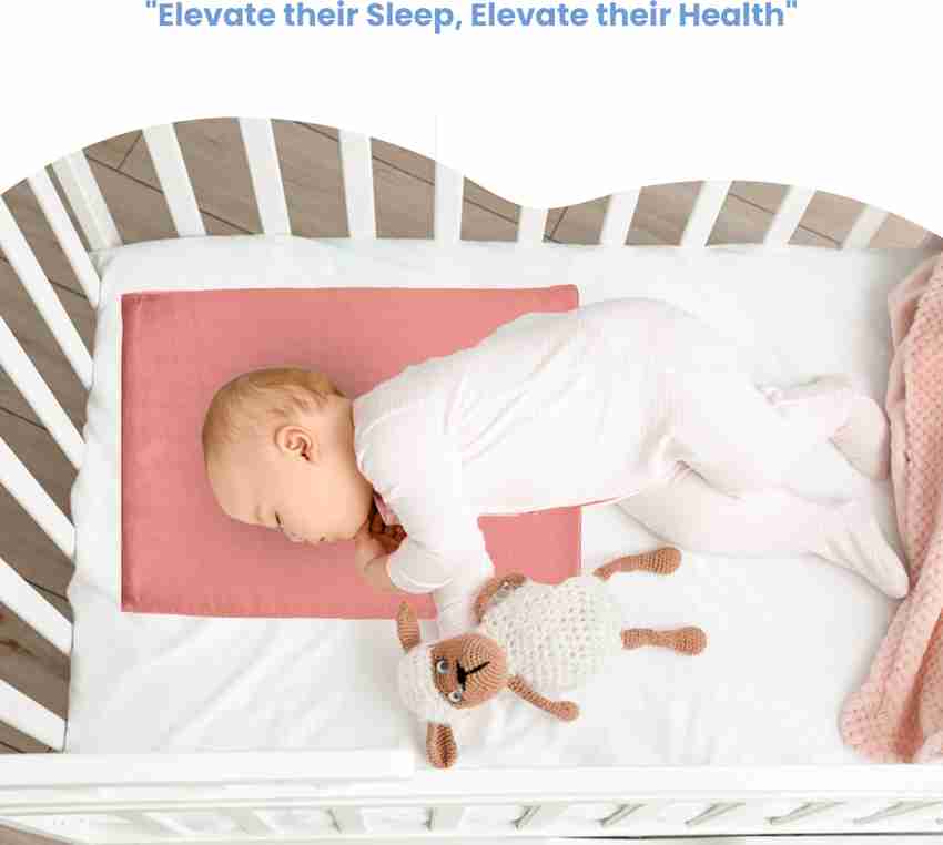 Cherilo Standard Elevated Wedge Pillow for Baby Crib Mattress Memory Foam Solid Baby Pillow Pack of 1 Buy Cherilo Standard Elevated Wedge Pillow for Baby Crib Mattress Memory Foam