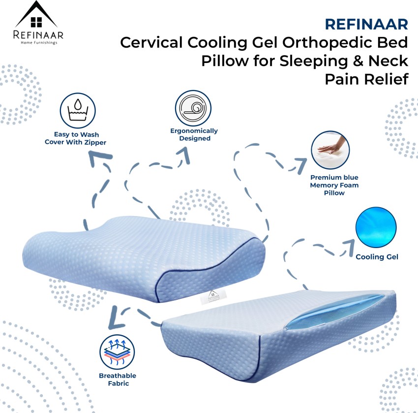 Highly Recommended Dual Sided Cooling Gel Reversible Bed Pillow