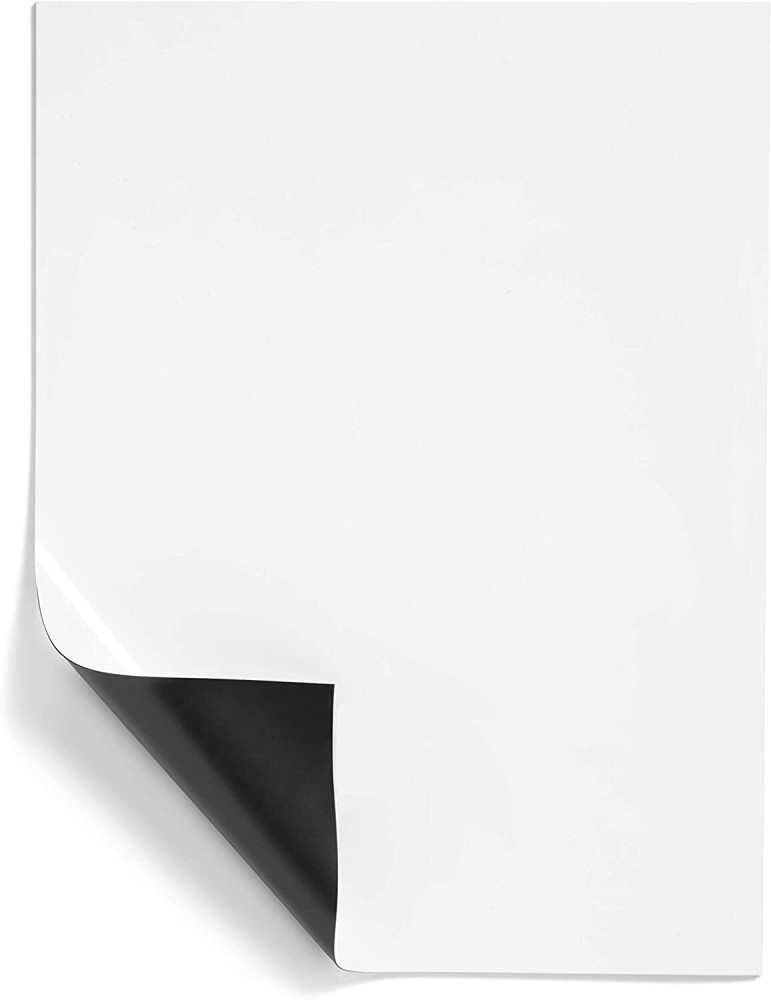 ITSYYBOO Magnetic Sheets White 8x12, Flexible Vinyl Magnet
